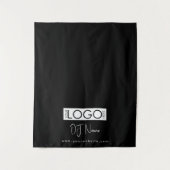 カスタムMusic DJ Business Logoテーブルランナーバナー タペストリー (正面)