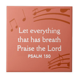 カスタムMUSIC NOTESテラコッタクリスチャン タイル