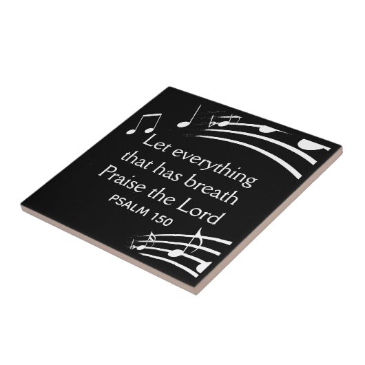 カスタムMUSIC NOTES Christian Black タイル (側面)