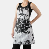 カスタムNAMEスカル・スケートボードスケートショップ エプロン (インサイチュ)