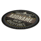 カスタムNAMEファミリーキャンプトリップキャンプ懇親会 カッティングボード (角)