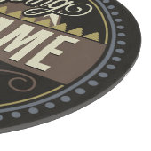 カスタムNAMEファミリーキャンプトリップキャンプ懇親会 カッティングボード (角)