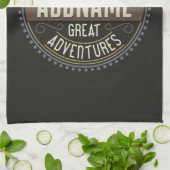 カスタムNAMEファミリーキャンプトリップキャンプ懇親会 キッチンタオル (折り畳み)