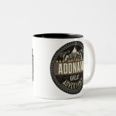 カスタムNAMEファミリーキャンプトリップキャンプ懇親会 ツートーンマグカップ (正面右)