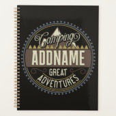 カスタムNAMEファミリーキャンプトリップキャンプ懇親会 プランナー手帳 (正面)