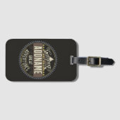 カスタムNAMEファミリーキャンプトリップキャンプ懇親会 ラゲッジタグ (正面横)