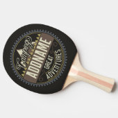 カスタムNAMEファミリーキャンプトリップキャンプ懇親会 卓球ラケット (横)