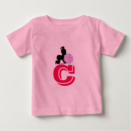 カスタムNetballセンタープレーヤーの位置 ベビーTシャツ