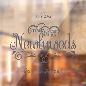 カスタムNewlyweds Forever & Always Window ウィンドウサイン (シート2)