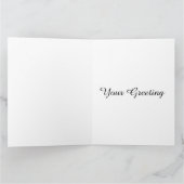 カスタムNo.1 世界最高... (あなたのテキスト) タイポグラフィ カード (内部)