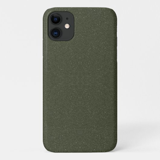 カスタムNoise-Effect Moss Green iPhone 11ケース Case-Mate iPhoneケース (裏面)