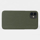 カスタムNoise-Effect Moss Green iPhone 11ケース Case-Mate iPhoneケース (裏面(横))
