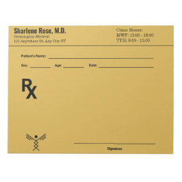 カスタムNotepad - Editable Doctor RX ノートパッド