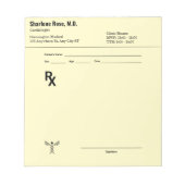 カスタムNotepad - Editable Doctor RX ノートパッド (正面)