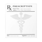 カスタムNotepad - Editable Doctor RX ノートパッド (正面)