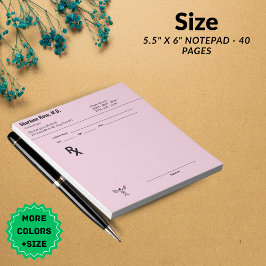 カスタムNotepad - Editable Doctor RX ノートパッド