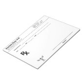 カスタムNotepad - Editable Doctor RX ノートパッド (アングル)