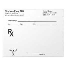 カスタムNotepad - Editable Doctor RX ノートパッド