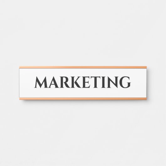 カスタムOfficeドアサイン サインプレート (正面)