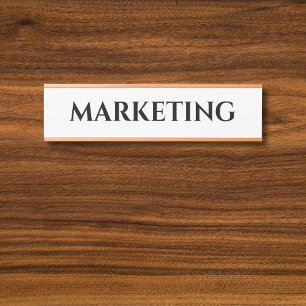 カスタムOfficeドアサイン サインプレート