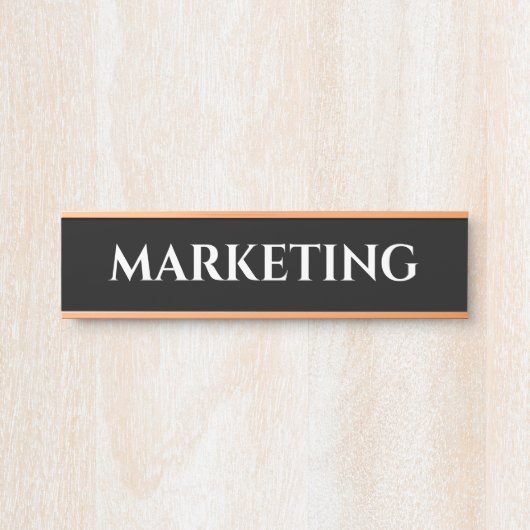 カスタムOfficeドアサイン サインプレート (正面)