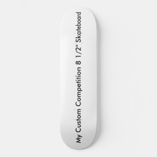 カスタム'Old Skool' 8 1/2"スケートボード スケートボード