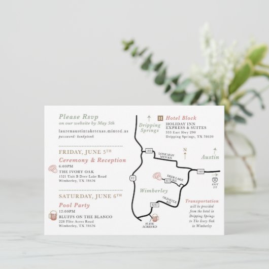 カスタムORDER – のマ結婚ップカード エンクロージャーカード (スタンド正面)