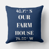 カスタムOURファームハウス座標 クッション (裏面)