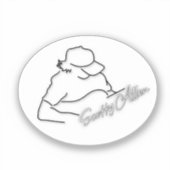 カスタムOval Scotty Allen公式ロゴシール シール (正面)