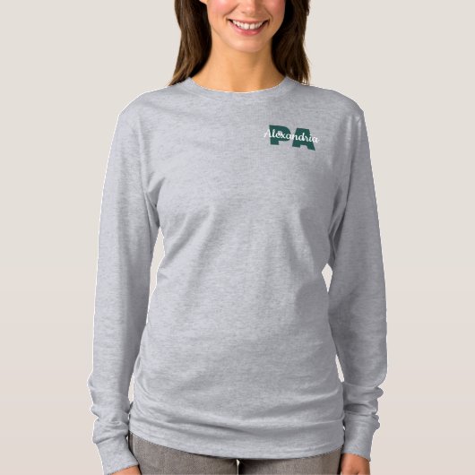 カスタムPA資格と名前 Tシャツ (正面)