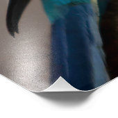 カスタムParrotイメージラブ文字写真の拡大 フォトプリント (角)