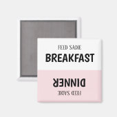 カスタムPET食べ物を与えの磁石 マグネット (正面/裏面)