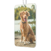 カスタムPet 2フォト名愛犬家 カーエアーフレッシュナー (左)