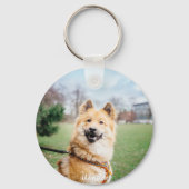 カスタムPet Keychain – 刻みパーソナライズされた付きKeyrin キーホルダー (正面)