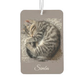 カスタムPet Photo — Double Sided Car カーエアーフレッシュナー (裏面)