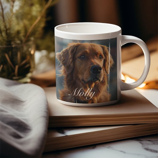カスタムPet Photo Mug – コーヒーカパーソナライズされたップ マグカップ