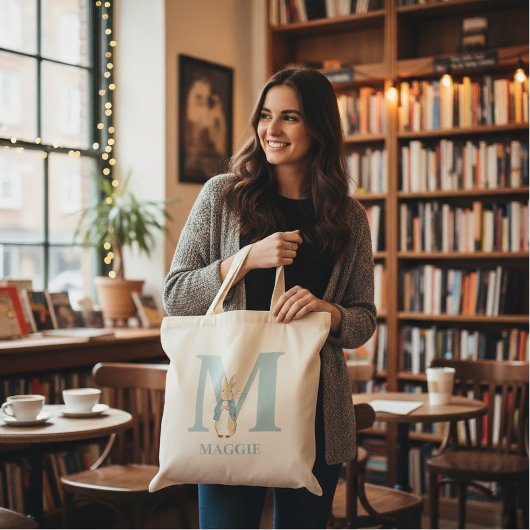 カスタムPeter Rabbit – レターメートトートバッグ トートバッグ