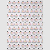 カスタムPHDまたは博士号卒業ギフトラップ 薄葉紙 (正面)