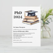 カスタムphd卒業党 招待状 (スタンド正面)