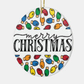 カスタムPHOTOメリー & Bright Ceramicオーナメント セラミックオーナメント (左)