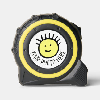 カスタムPHOTO パーソナライズされた Yellow Tape Measure メジャー