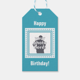 カスタムPHOTO、文字、カラーギフトラベル ギフトタグ