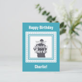 カスタムPHOTO,文字&カラーポストカード/テーブルカード ポストカード (スタンド正面)