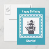 カスタムPHOTO,文字&カラーポストカード/テーブルカード ポストカード (正面/裏面)