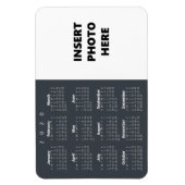 カスタムPhoto 2020カレンダーマグネット |スチールグレー マグネット (縦)