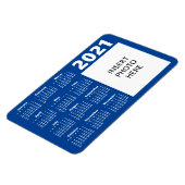 カスタムPhoto 2021カレンダー磁石 マグネット (左側)