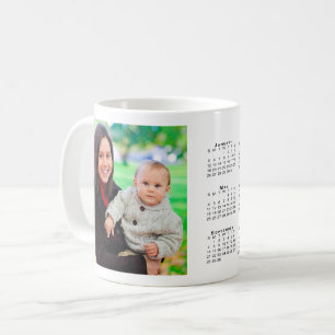 カスタムPhoto 2025カレンダーCoffee Mug コーヒーマグカップ