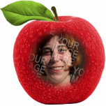 カスタムPhoto Apple顔オーナメント 写真彫刻オーナメント<br><div class="desc">この陽気な赤いリンゴの中に自分の写真を追加。リンゴが好きな先生や誰にでも最適な贈り物。</div>