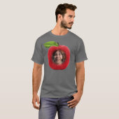 カスタムPhoto Apple顔 Tシャツ (正面フル)