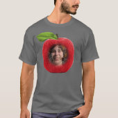 カスタムPhoto Apple顔 Tシャツ (正面)